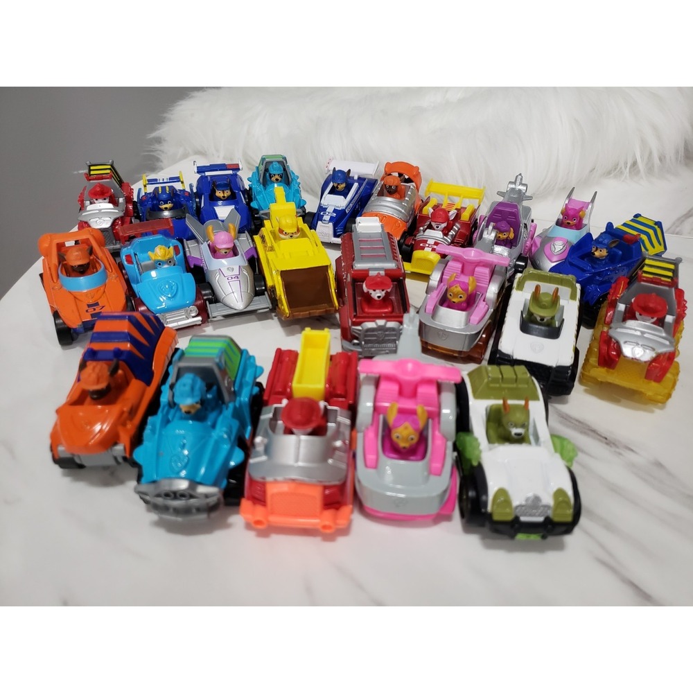 Lot 23 Paw Patrol True Metal Cars Die Cast Vehicles Figures